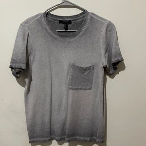 Forever 21 gray ombré pocket tee